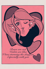 D&D Valentine's Cards Greeting & Note Cards Mythroll Armory 